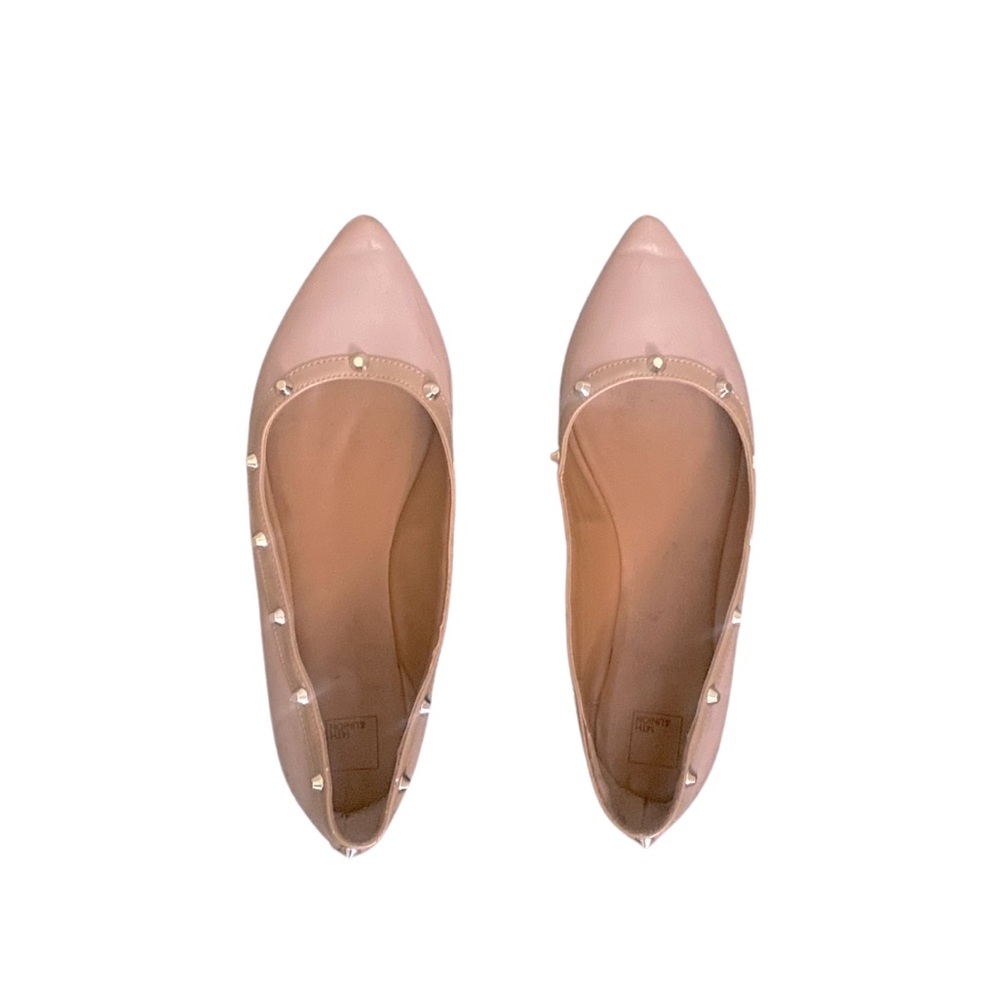Beautiful 14th & Union patent leather studded flats
